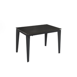[SAM-OM/312/MN] Tavolo allungabile con top in ceramica 120/170x80 cm - Samnite