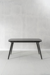 [SAM-OM/356/GR] Tavolo allungabile con top in ceramica grigio antracite 140/170/200x90x76h cm - Samnite