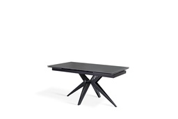 [SAM-OM/436/GV] Tavolo allungabile grigio vintage - nero opaco 90 cm x 160-240  cm cm H. 76 cm - Samnite